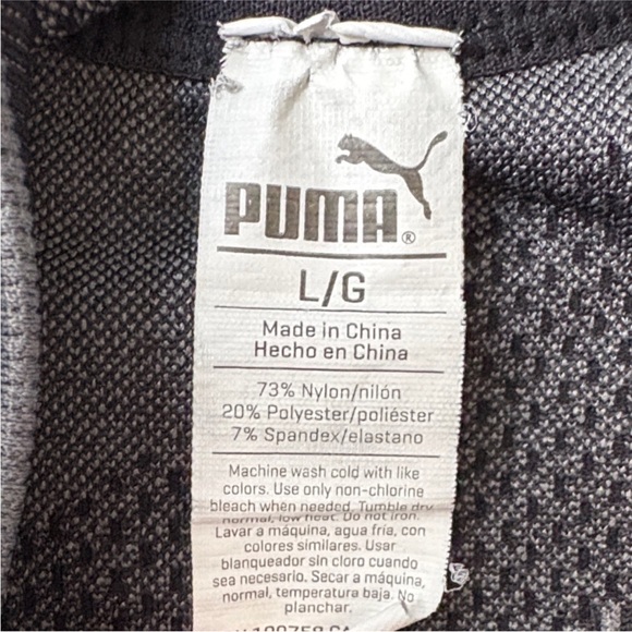 Puma Sports Bras Womens Large 2 pack Blue and Black - Picture 2 of 8